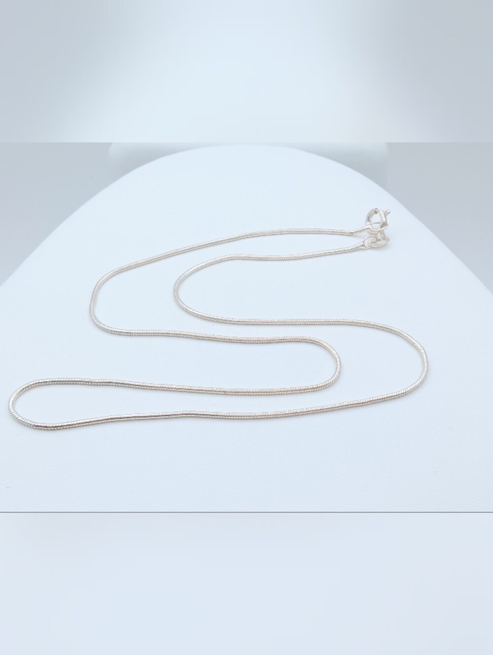 Vintage ITALY 925 Sterling Silver Snake Chain Necklace